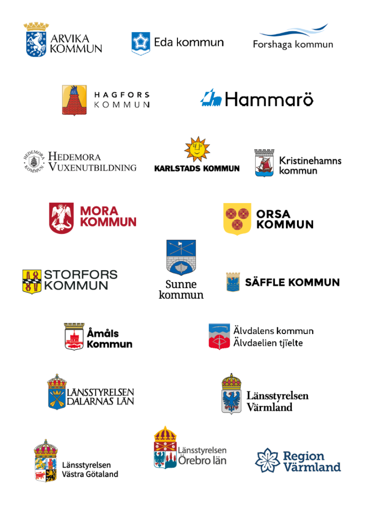 bild av Yrkesvägs partners logotyper